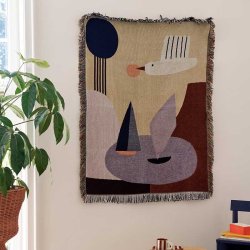 Ferm Living Bird Tapestry Tppe