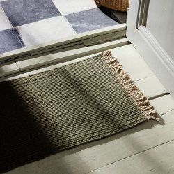 Ferm Living Block Mat - Olive/Natural