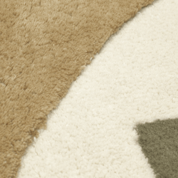 Ferm Living Bloco Tuftet Tppe Grn/Off-white 180x120 cm