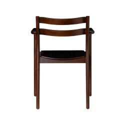 Ferm Living Boda Spisebordsstol m/ Arml�n M�rkbejdset B�g