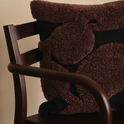Ferm Living Boda Spisebordsstol m/ Arml�n M�rkbejdset B�g