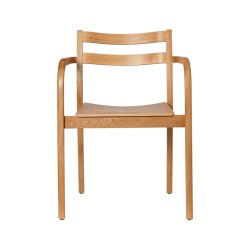 Ferm Living Boda Spisebordsstol m/ Arml�n Natur Eg
