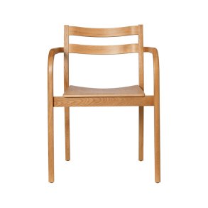 Ferm Living Boda Spisebordsstol m/ Arml�n Natur Eg