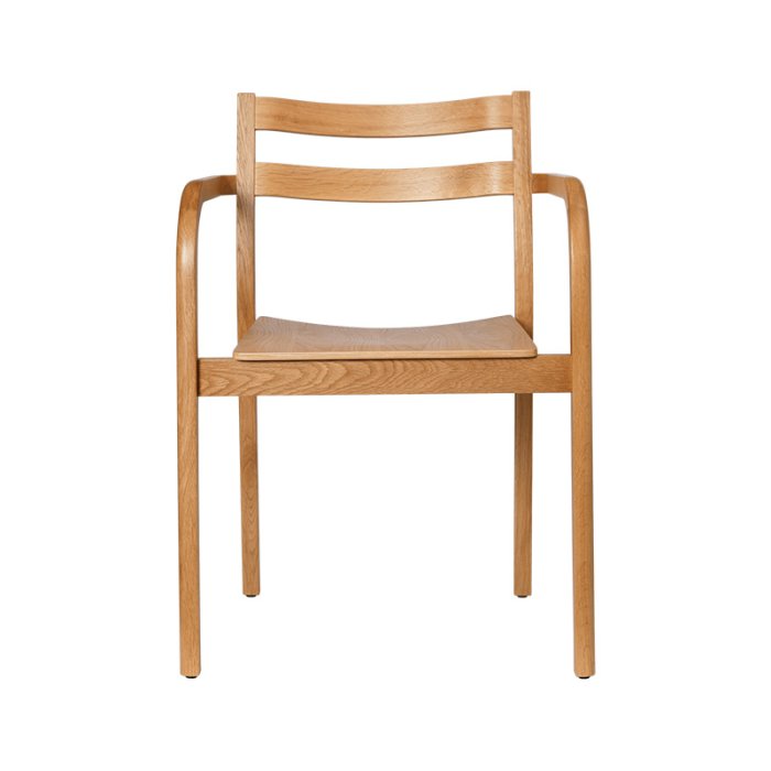 Ferm Living Boda Spisebordsstol m/ Arml�n Natur Eg