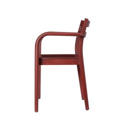 Ferm Living Boda Spisebordsstol m/ Arml�n Red Brown
