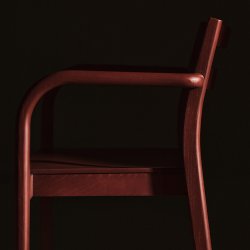 Ferm Living Boda Spisebordsstol m/ Arml�n Red Brown