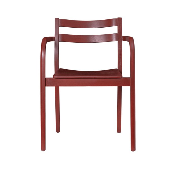 Ferm Living Boda Spisebordsstol m/ Arml�n Red Brown