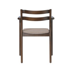 Ferm Living Boda Spisebordsstol m/ Arml�n Rugged Boucl� B�g/Natural