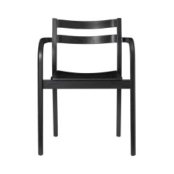 Ferm Living Boda Spisebordsstol m/ Arml�n Sort