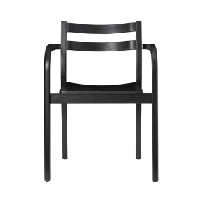 Ferm Living Boda Spisebordsstol m/ Arml�n Sort