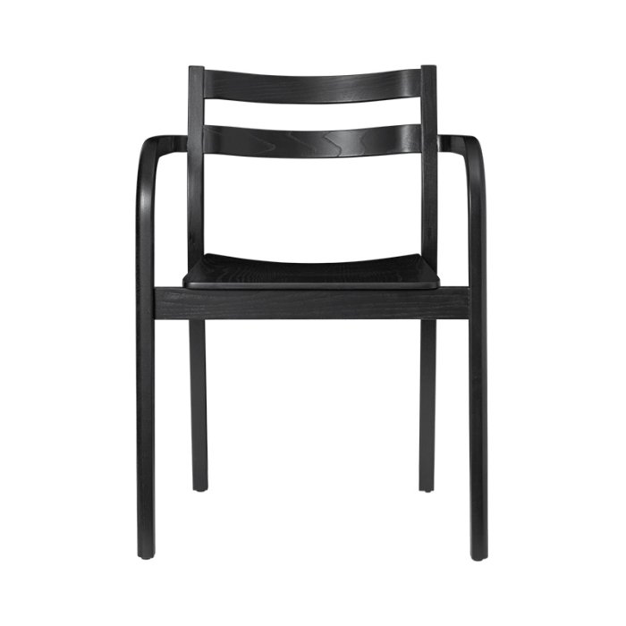 Ferm Living Boda Spisebordsstol m/ Arml�n Sort