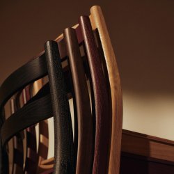 Ferm Living Boda Spisebordsstol M�rkbejdset B�g