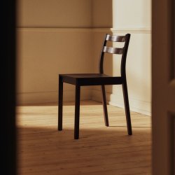 Ferm Living Boda Spisebordsstol M�rkbejdset B�g