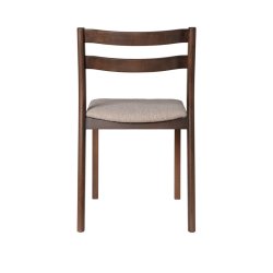 Ferm Living Boda Spisebordsstol Soft Boucl� M�rkbejdset B�g/Natural