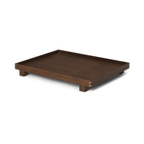 Ferm Living Bon Wooden Bakke Rget Eg Stor