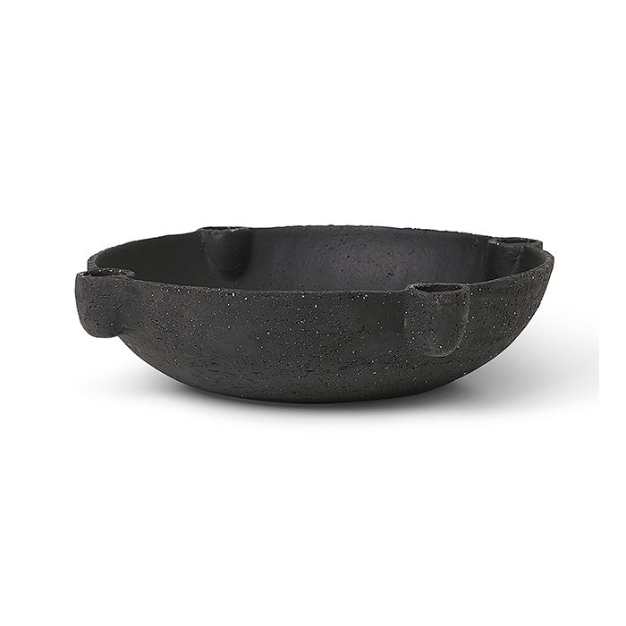 Ferm Living Bowl Lysestage - Keramik - Large - Mrkegr