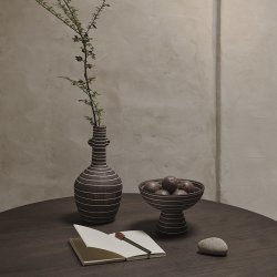 Ferm Living Brura Vase Coffee/White