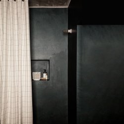 Ferm Living Badeforhng - Chambray Sand - Grid