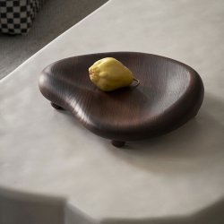 Ferm Living Cairn Centrepiece - 32 cm - Dark Brown