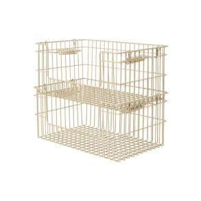 Ferm Living Cala Open Stabelbare Kurve 2 stk. H13cm Cashmere
