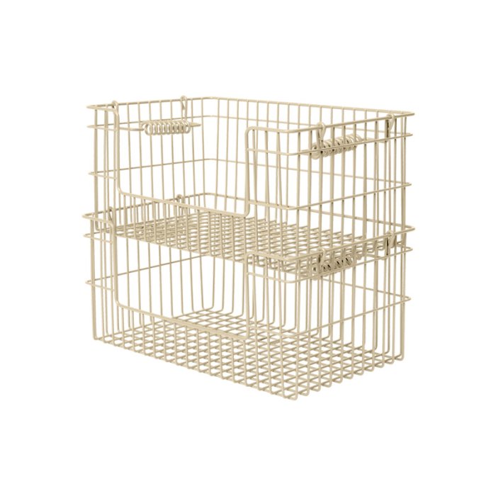 Ferm Living Cala Open Stabelbare Kurve 2 stk. H13cm Cashmere