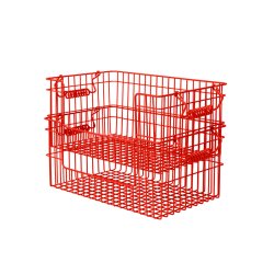 Ferm Living Cala Open Stabelbare Kurve 2 stk. H13cm Poppy Red