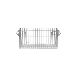 Ferm Living Cala Open Stabelbare Kurve 2 stk. H13cm Rustfrit St�l