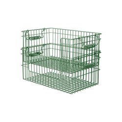 Ferm Living Cala Open Stabelbare Kurve 2 stk. H13cm Verdant Green
