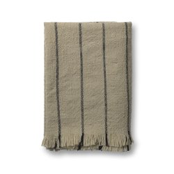 Ferm Living Calm Blanket - Camel/Sort
