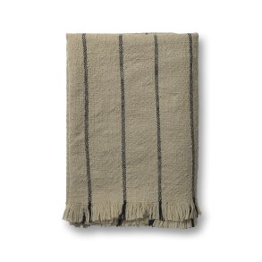 Ferm Living Calm Blanket - Camel/Sort
