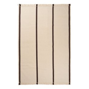 Ferm Living Calm Kelim Tppe - 200x300 cm - Off-white/Coffee