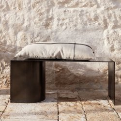 Ferm Living Calm Pude - 40x90 cm - Camel/Sort