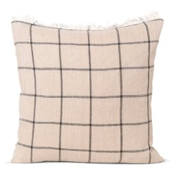 Ferm Living Calm Pude - 50x50 cm - Camel/Sort