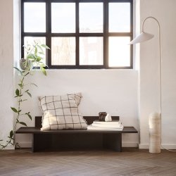 Ferm Living Calm Pude - 50x50 cm - Camel/Sort