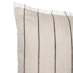 Ferm Living Calm Pude - 80x80 cm - Camel/Sort