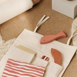 Ferm Living Canvas Travel Pockets Natural