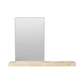 Ferm Living Caseta Bordspejl Travertin