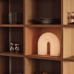 Ferm Living Ceramic Basket Small S�lvfinish