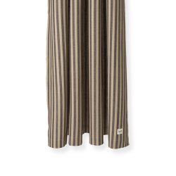 Ferm Living Badeforhng - Chambray - Stribet -  Sand/Sort
