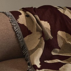 Ferm Living Cilla Tapestry T�ppe Dark Pecan