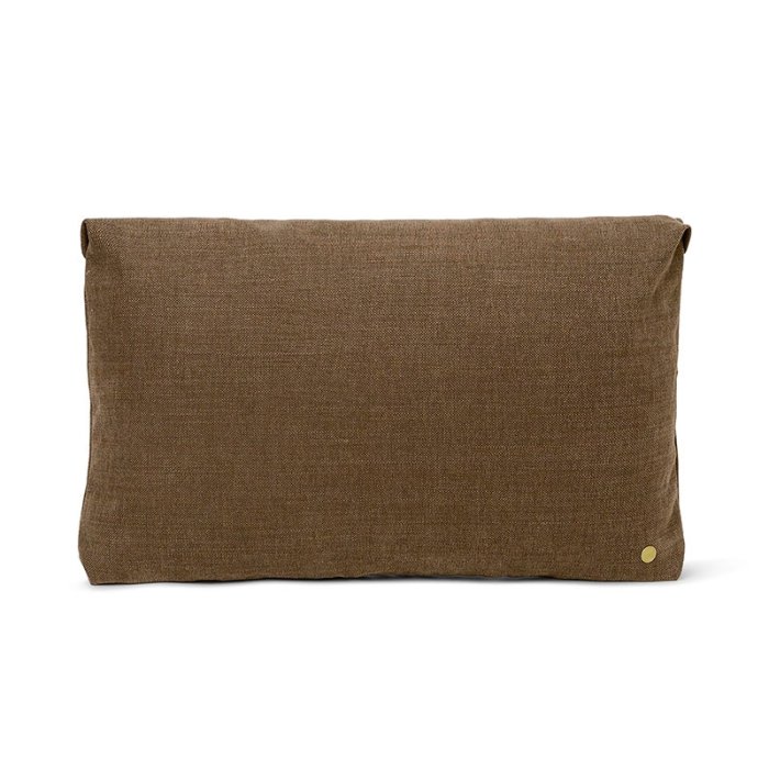 Ferm Living Clean Cushion - Hot Madison - Smoked Chocolate