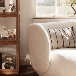 Ferm Living - Clean Pude - Pasadena - Sand/Black - 40x60 cm