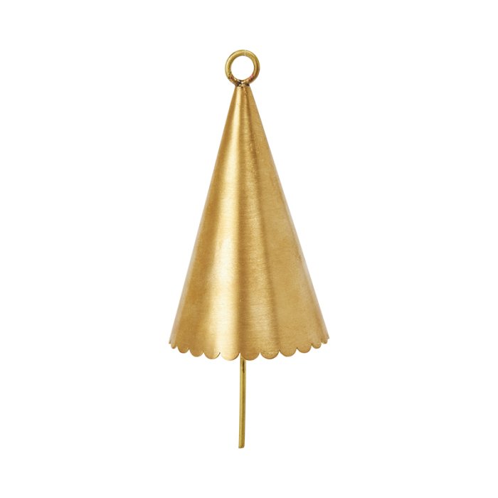 Ferm Living Cone Klokker 2 stk. Messing
