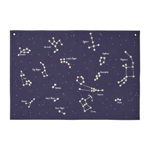 Ferm Living Constellation Tekstilkort Dark Blue