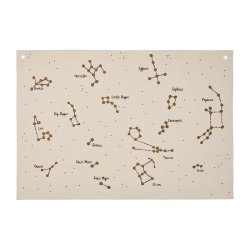 Ferm Living Constellation Tekstilkort Natural