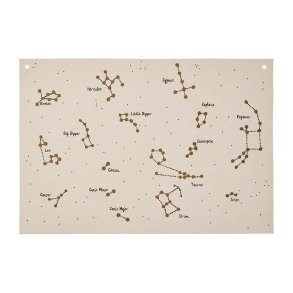 Ferm Living Constellation Tekstilkort Natural