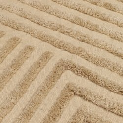 Ferm Living Crease Uldtppe 160x250 cm Light Sand