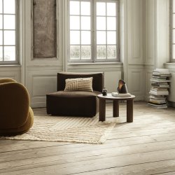 Ferm Living Crease Uldtppe 160x250 cm Light Sand