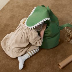 Ferm Living Krokodille Opbevaringskurv Artichoke Green