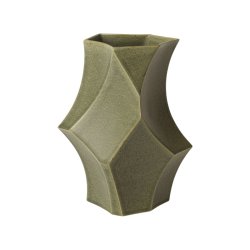Ferm Living Cueva Vase H26 cm Dark Sage